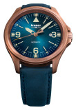 Traser Swiss H3 Watches - P67 Officer Pro Automatic Bronze Blue